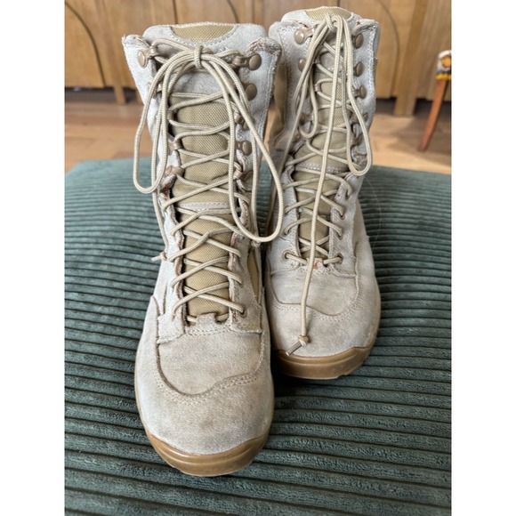 Danner Desert TFX Rough-Out Hot 8" Tan Tactical Military Hiking Boots - Women's - Picture 2 of 8